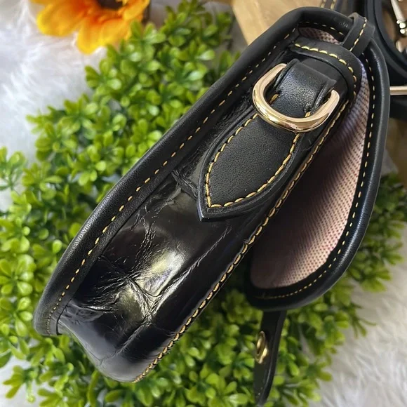 Dooney & Bourke Croco Mini Flap Crossbody - Picture 12 of 14